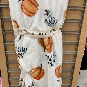 Rae Dunn pumpkin everything blanket